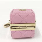 Chanel Mini Bag Charm Quilted Lambskin Pink — view 2