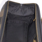 Fendi Pecan Mini Boston Bag Coating Khaki Black — view 8