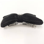 Celine Barrette Ribbon Velour Black Shoulder Bag — view 4