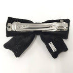 Celine Barrette Ribbon Velour Black Shoulder Bag — view 5
