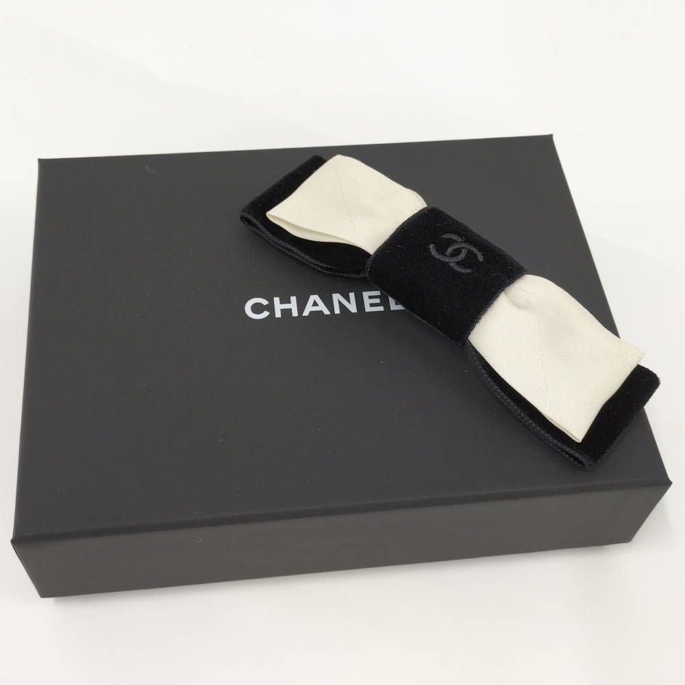 Chanel Ribbon Barrette Hair Accessory — view 6
