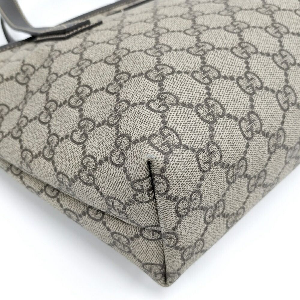 Gucci Shoulder Bag GG Supreme Leather Beige — view 3