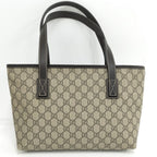 Gucci Shoulder Bag GG Supreme Leather Beige — view 2