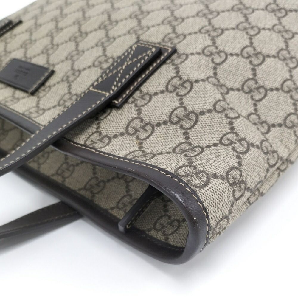 Gucci Shoulder Bag GG Supreme Leather Beige — view 5