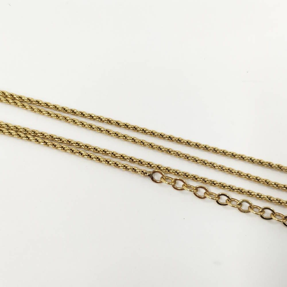 Dior Necklace Plated Gold — view 7