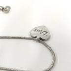 Dior Necklace Heart Silver Color Plated — view 4