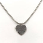 Dior Necklace Heart Silver Color Plated — view 2