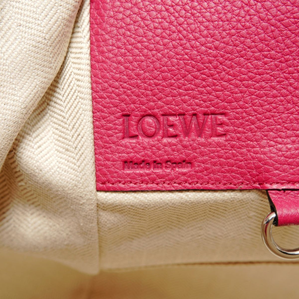 Loewe Handbag Hammock Leather Red — view 9
