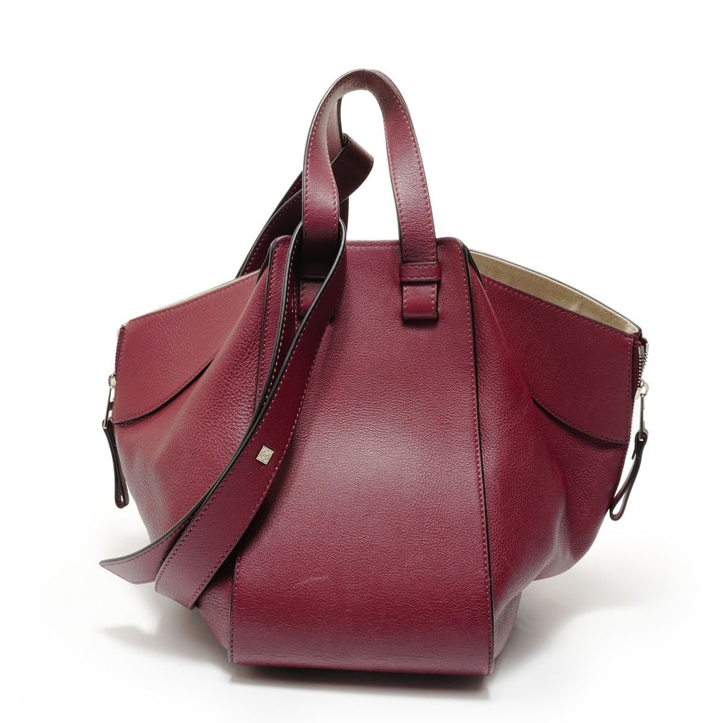 Loewe Handbag Hammock Leather Bordeaux — view 2