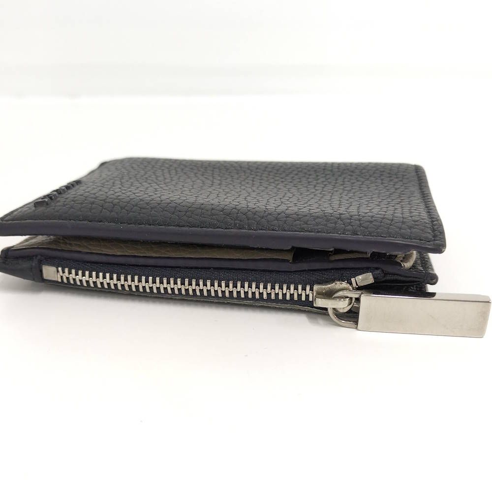 Gucci Compact Wallet Leather Navy — view 6