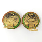 Chanel Earrings CC Logo High Heel Plated Gold — view 7