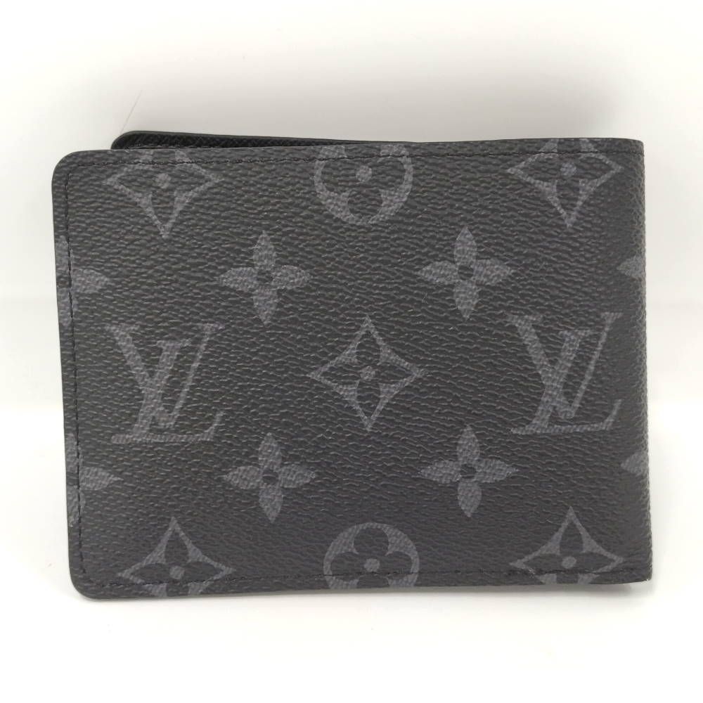 Louis Vuitton Portefeuille Multiple Bifold Wallet Monogram Eclipse — view 3