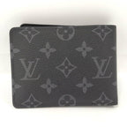 Louis Vuitton Portefeuille Multiple Bifold Wallet Monogram Eclipse — view 3