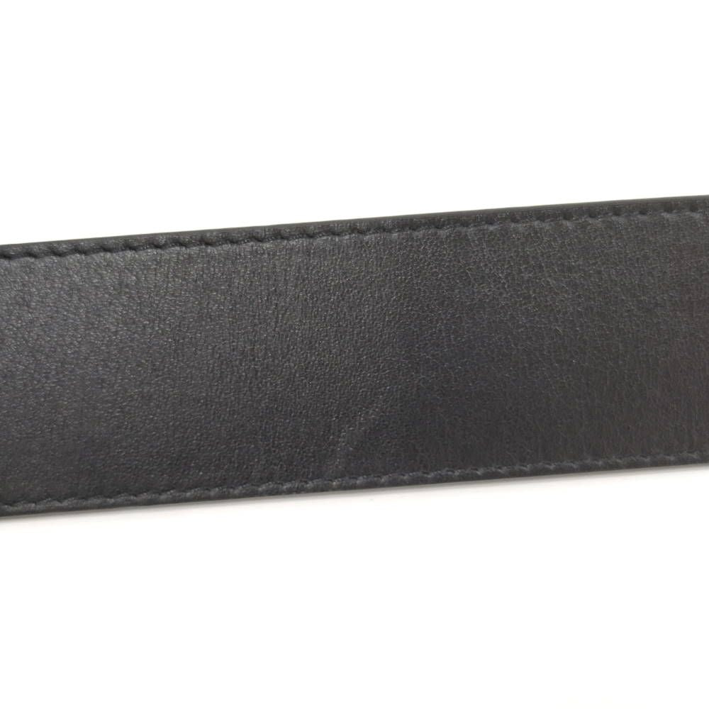 Louis Vuitton Optic Belt Leather Black — view 5