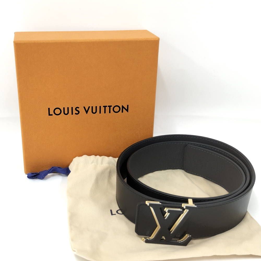 Louis Vuitton Optic Belt Leather Black — view 7