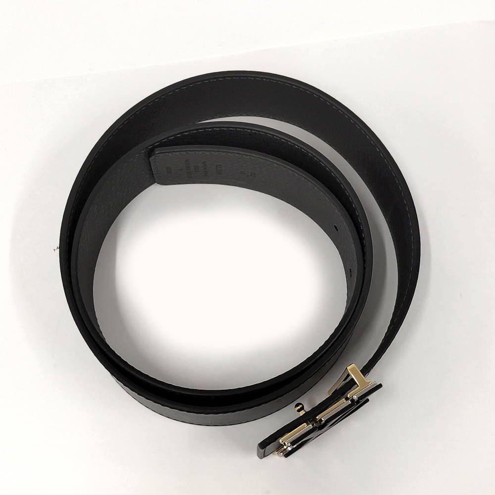 Louis Vuitton Optic Belt Leather Black — view 3