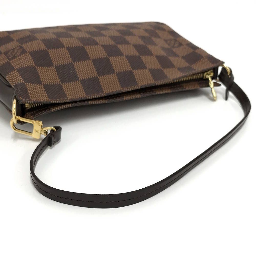 Louis Vuitton Navona Pouch Handbag Damier Ebene — view 6