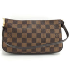Louis Vuitton Navona Pouch Handbag Damier Ebene — view 2