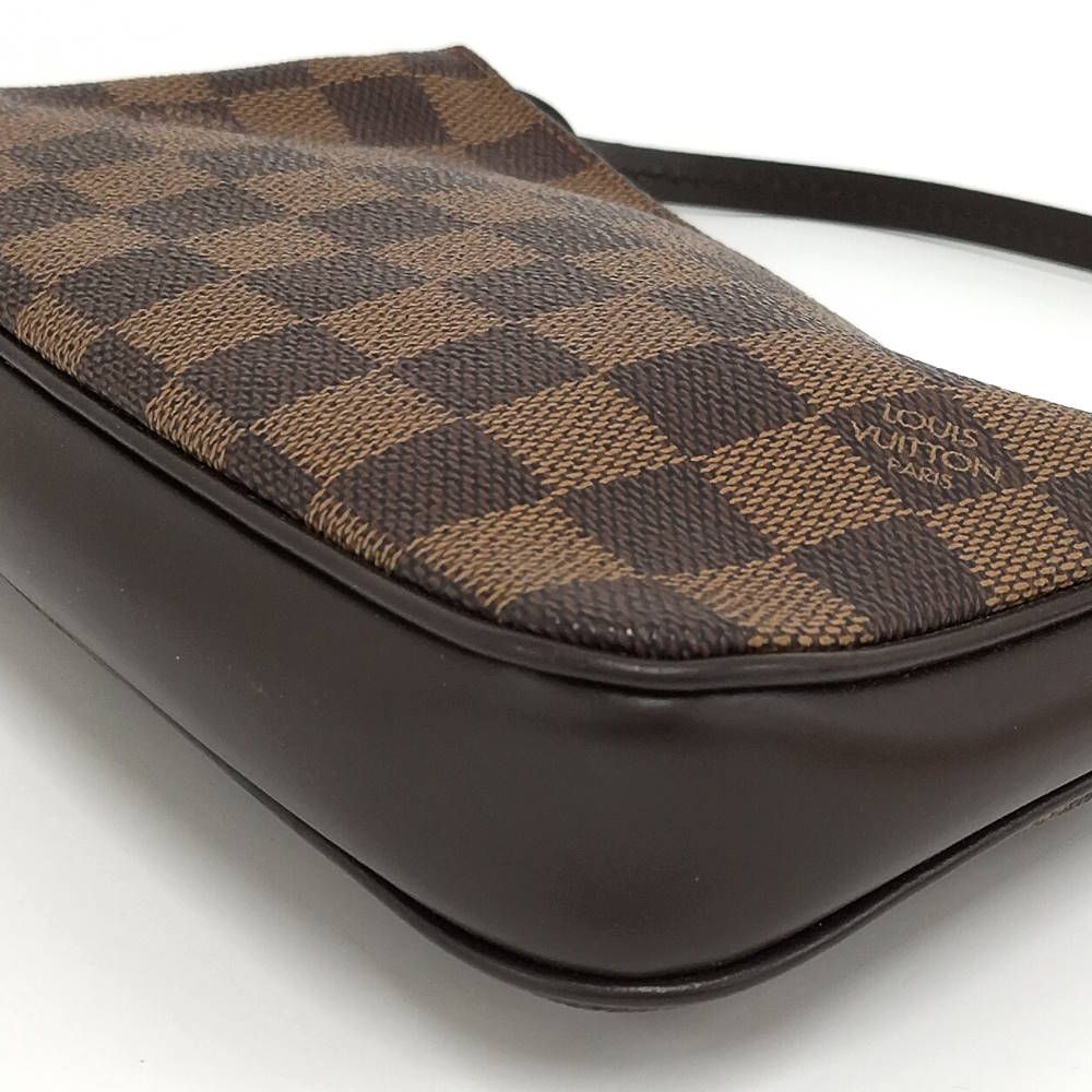 Louis Vuitton Navona Pouch Handbag Damier Ebene — view 5