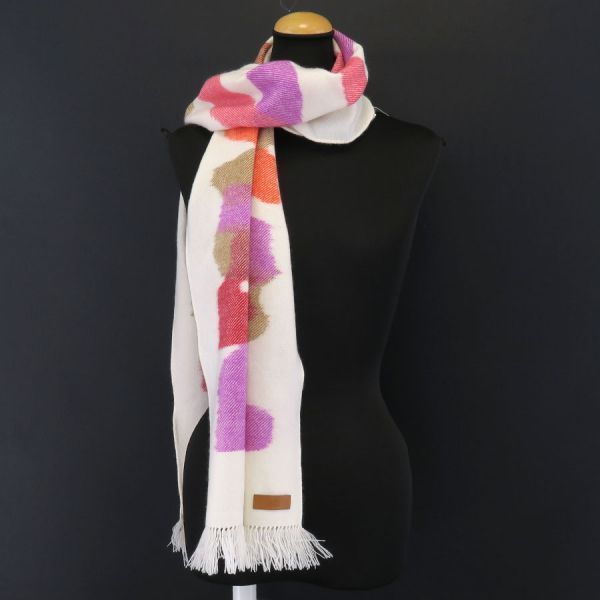 Hermes Shawl Scarf Ivory — view 9