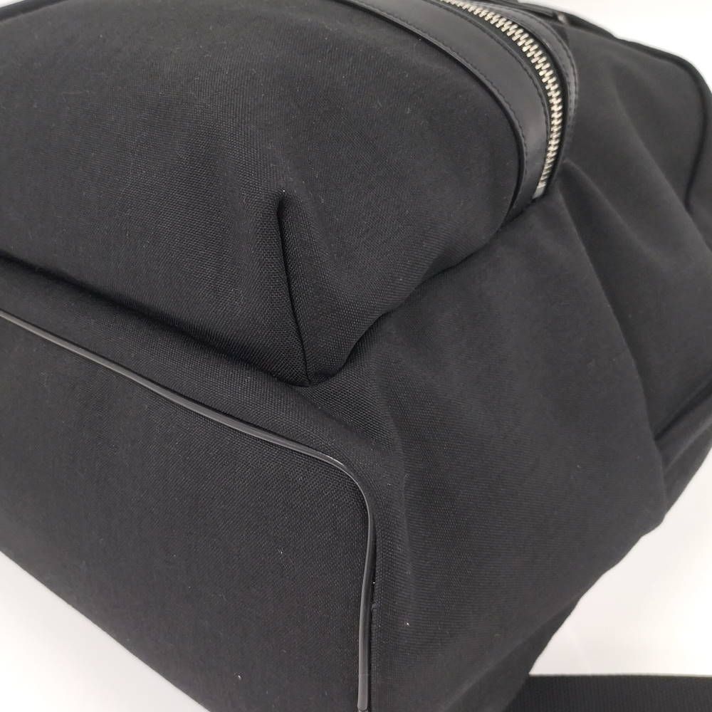 Saint Laurent Yves Backpack Canvas Black — view 3