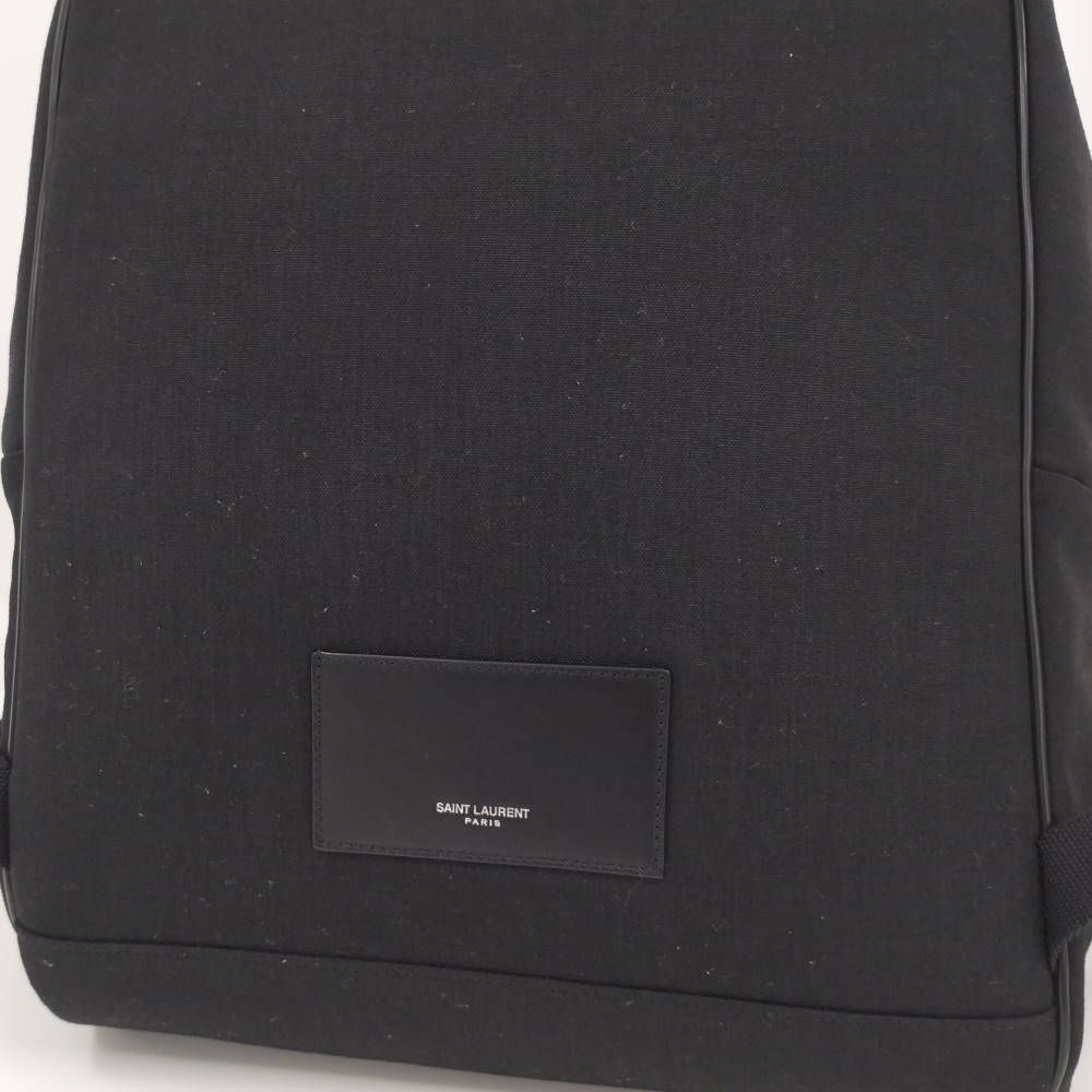 Saint Laurent Yves Backpack Canvas Black — view 8
