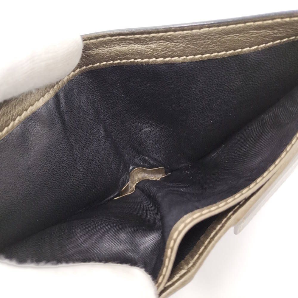 Gucci Bifold Wallet Leather Khaki — view 8