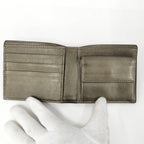 Gucci Bifold Wallet Leather Khaki — view 2