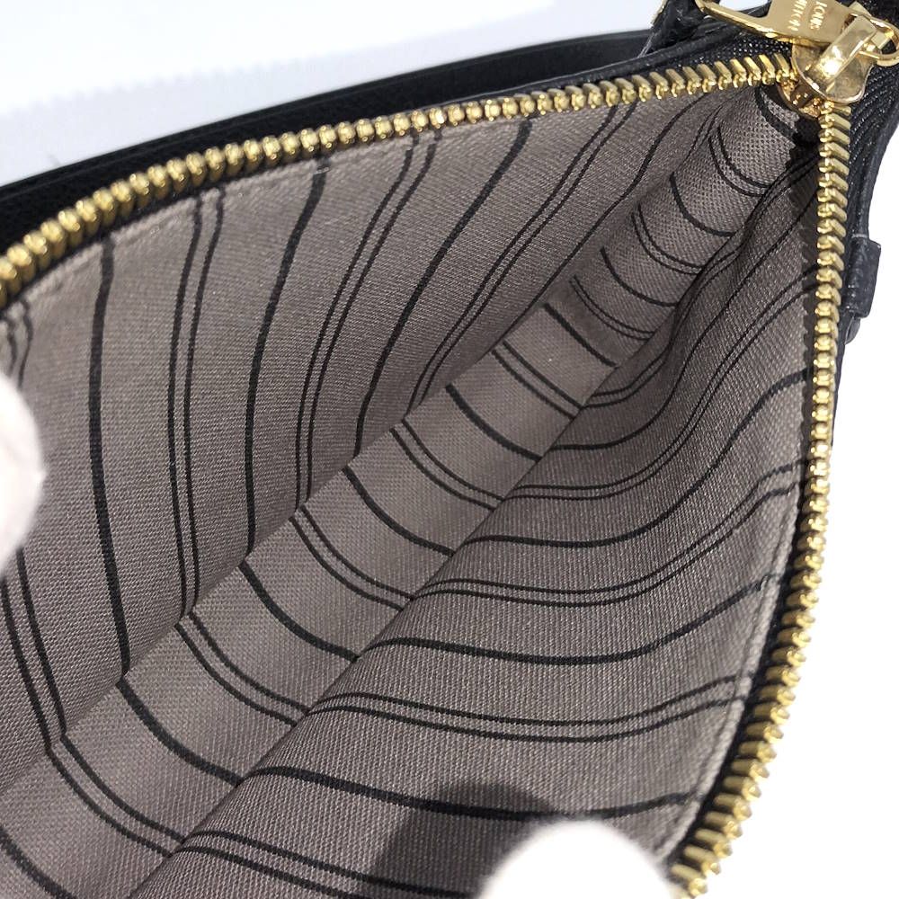Louis Vuitton Pouch Shoulder Bag Monogram Empreinte Noir Black — view 9