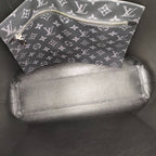 Louis Vuitton Cabas Voyage Tote Taurillon Leather Black — view 8