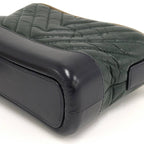 Chanel Gabriel de Chain Shoulder Bag Leather Green — view 5