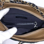 Chanel Gabriel de Chain Shoulder Bag Leather Green — view 8