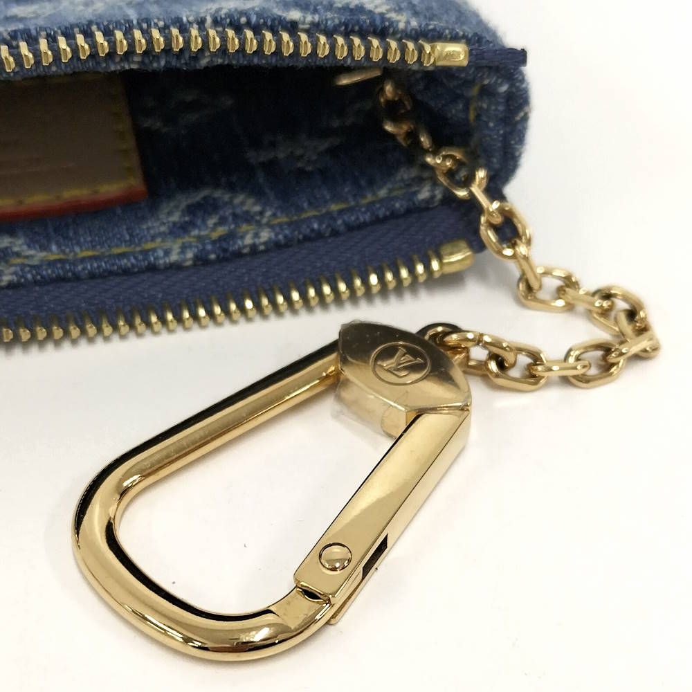 Louis Vuitton LV Tmpochette Cles Coin Case Takashi Murakami Monogram Denim — view 8