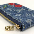 Louis Vuitton LV Tmpochette Cles Coin Case Takashi Murakami Monogram Denim — view 3