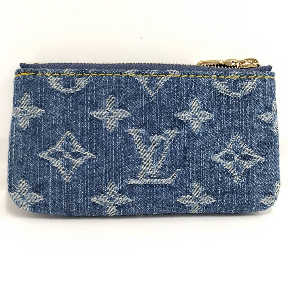 Louis Vuitton LV Tmpochette Cles Coin Case Takashi Murakami Monogram Denim — view 2