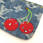 Louis Vuitton LV Tmpochette Cles Coin Case Takashi Murakami Monogram Denim — view 6
