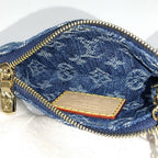 Louis Vuitton LV Tmpochette Cles Coin Case Takashi Murakami Monogram Denim — view 9