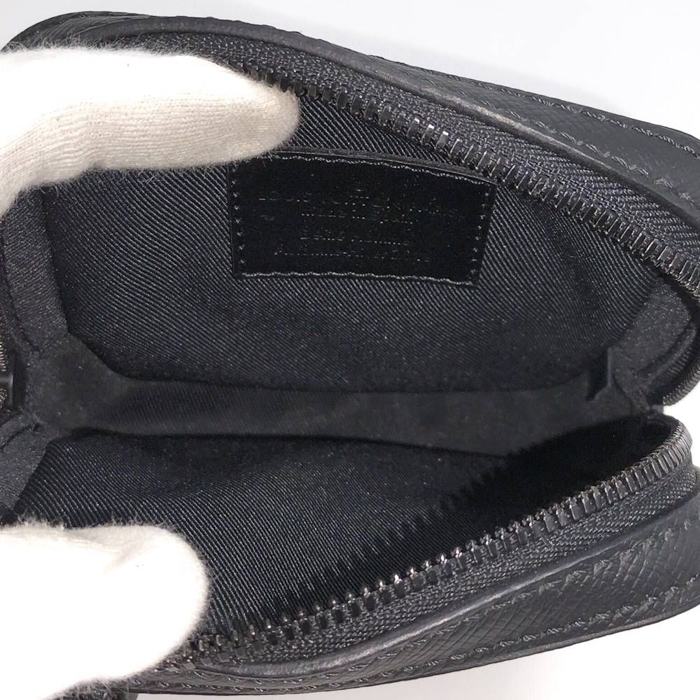 Louis Vuitton Danube Messenger Shoulder Bag Taiga Rainbow Noir Black — view 8