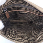 Prada Shoulder Bag Nylon Brown — view 9