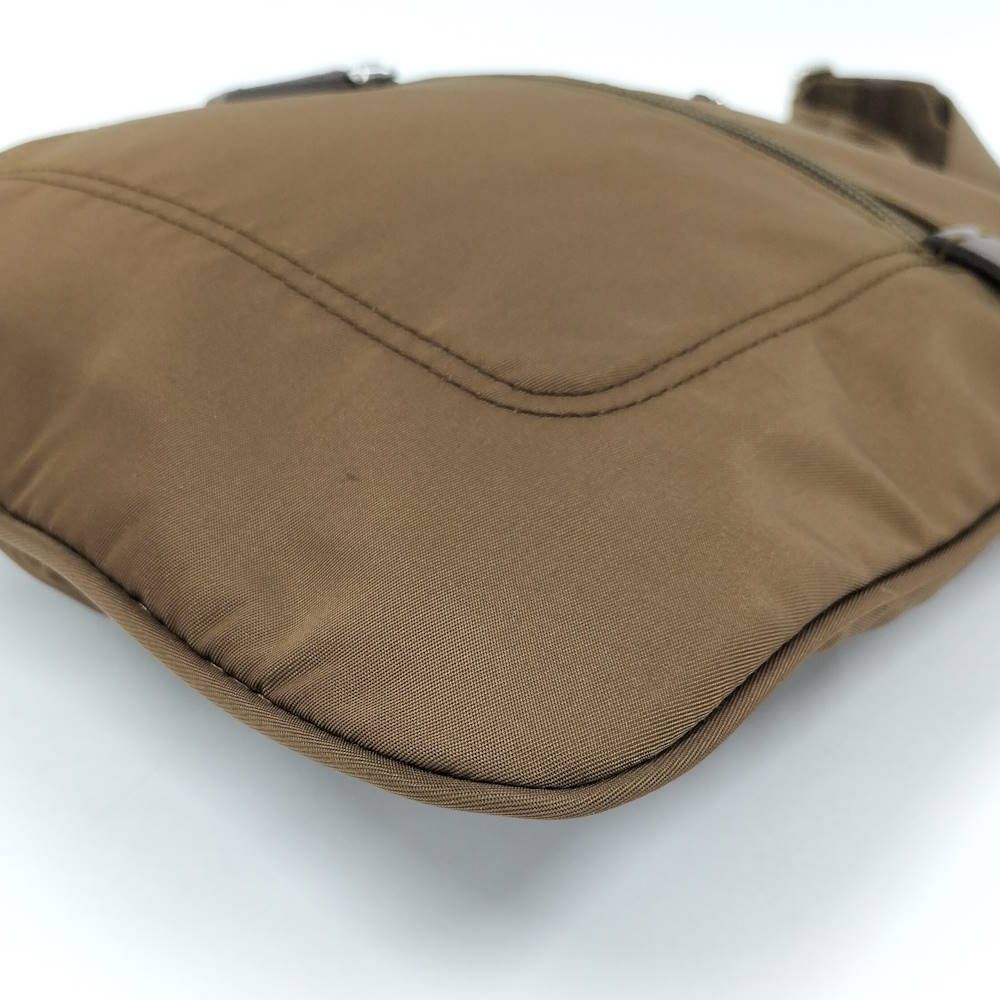 Prada Shoulder Bag Nylon Brown — view 3