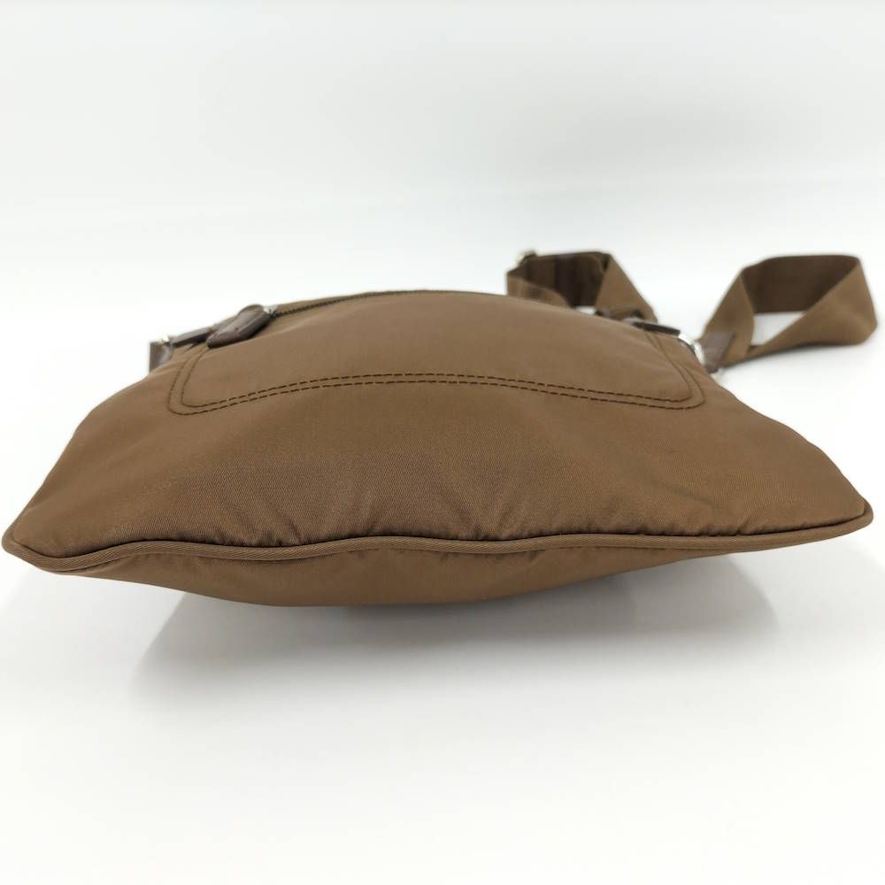 Prada Shoulder Bag Nylon Brown — view 4