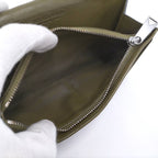 Bottega Veneta Bifold Wallet Intrecciato Leather Black Khaki — view 9
