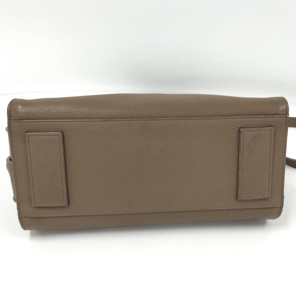Saint Laurent 2-Way Bag Leather Brown — view 5