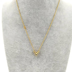 Louis Vuitton Necklace Essential Plated Gold — view 9