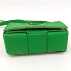 Bottega Veneta Shoulder Bag Candy Cassette Intrecciato Leather Green — view 4