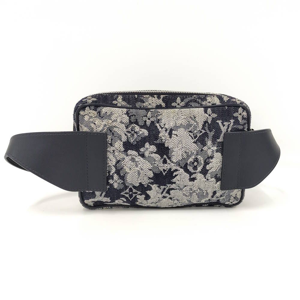 Louis Vuitton Bum Bag Outdoor Monogram Tapestry Canvas Navy — view 2