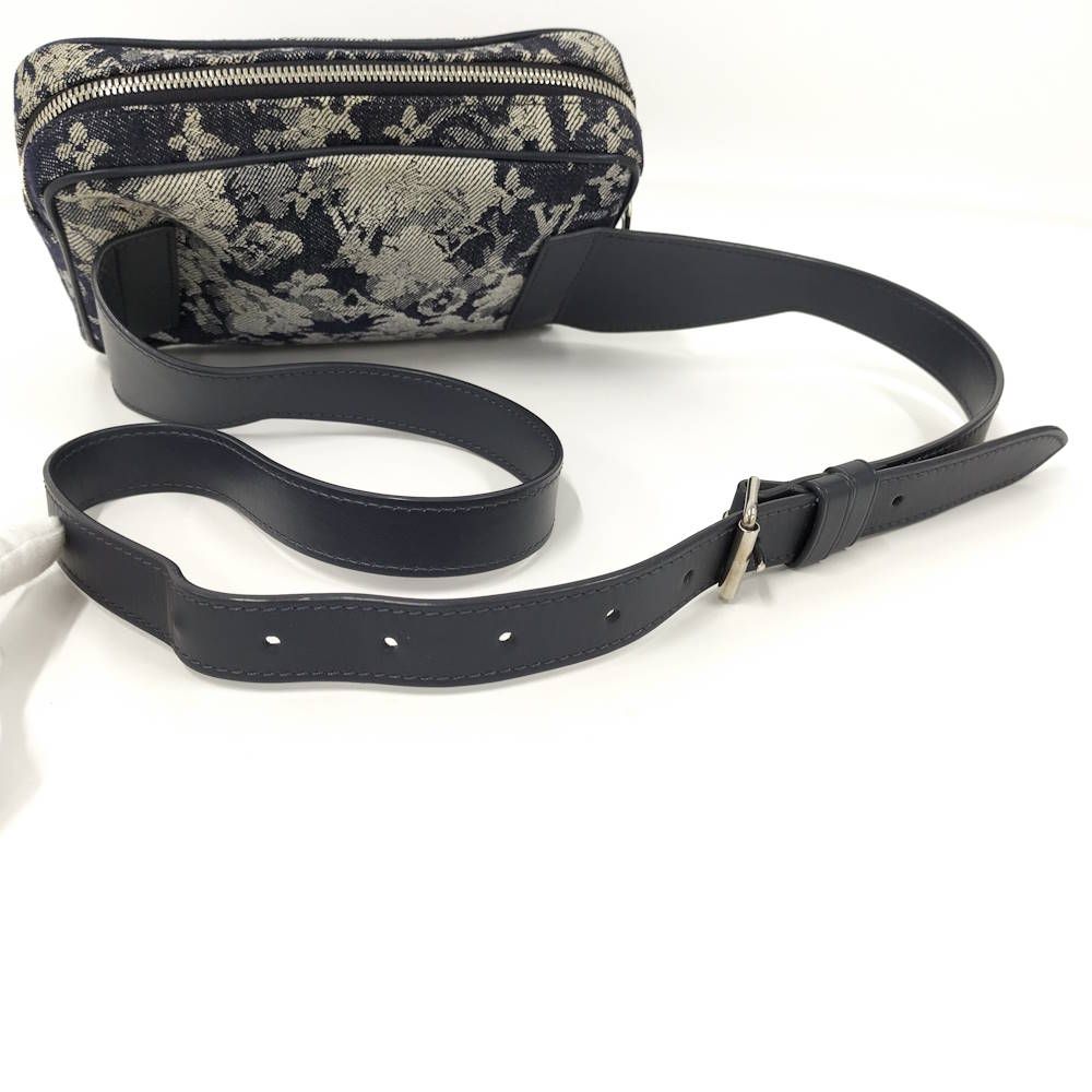 Louis Vuitton Bum Bag Outdoor Monogram Tapestry Canvas Navy — view 4