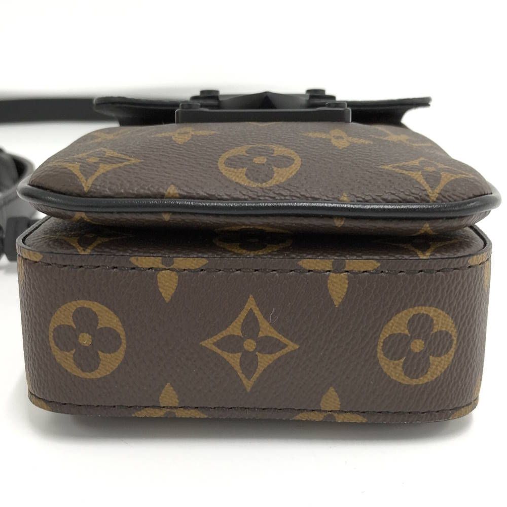 Louis Vuitton S Lock Vertical Wearable Wallet Shoulder Bag Monogram Macassar — view 6