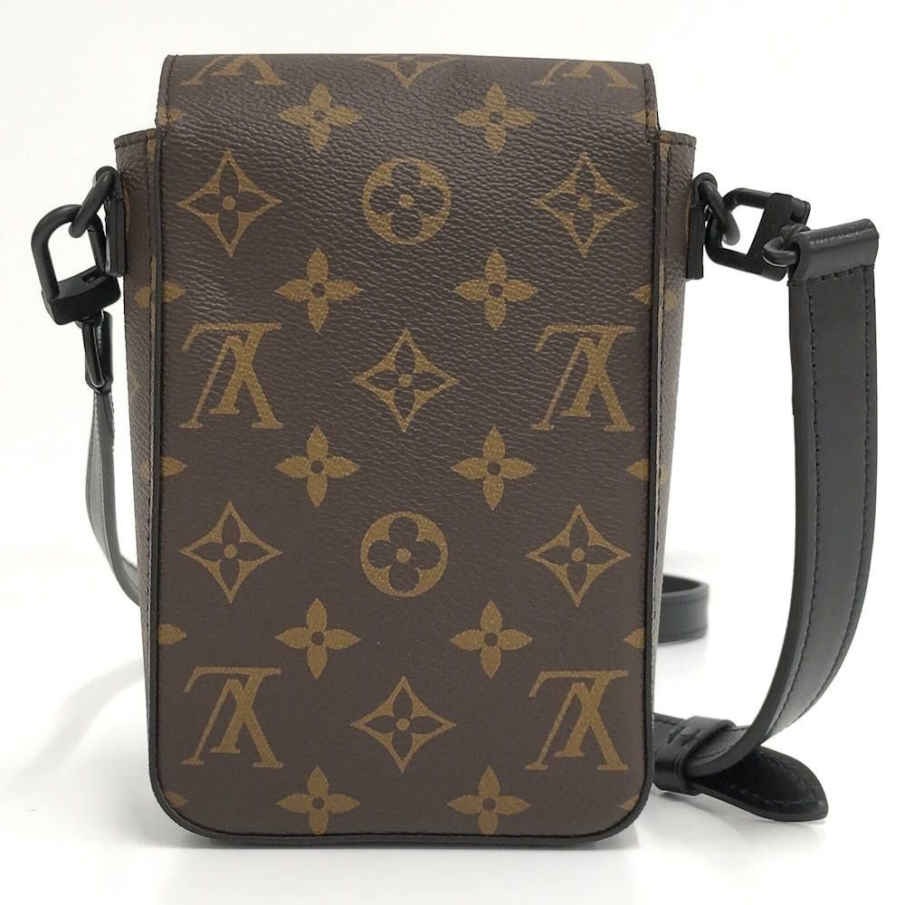 Louis Vuitton S Lock Vertical Wearable Wallet Shoulder Bag Monogram Macassar — view 2
