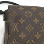 Louis Vuitton S Lock Vertical Wearable Wallet Shoulder Bag Monogram Macassar — view 7